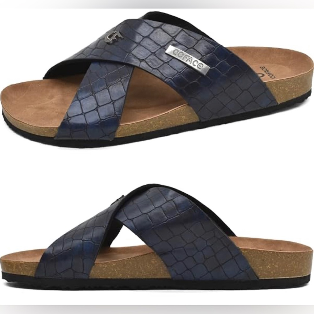 Coface Men's Slider Sandals Size (EU 42) (US 8.5) Tags Attached - Picture 1 of 9
